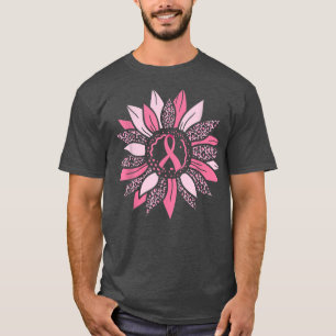 Camiseta Sensação do Cancer Rosa de girassol Mulheres Warri