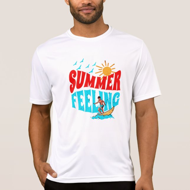 CAMISETA SENSAÇÃO DO VERÃO. (Frente)