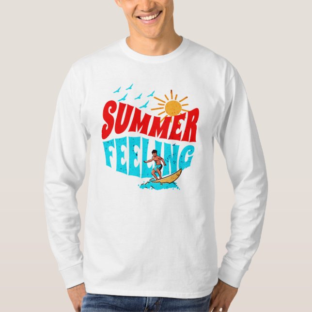 CAMISETA SENSAÇÃO DO VERÃO. (Frente)