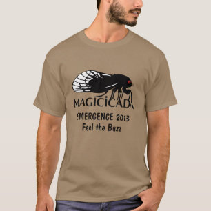 Camiseta Sensação engraçada da emergência do Magicicada