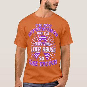 Camiseta Sensibilização Abusada Por Mais Velhos Não Sou Uma