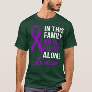 Camiseta Sensibilização Abusada Por Mais Velhos Ninguém Lut