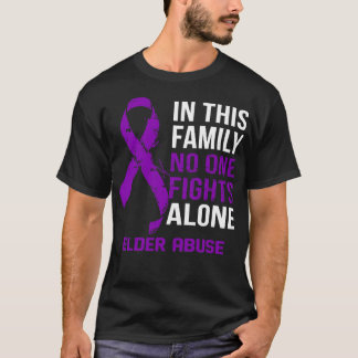 Camiseta Sensibilização Abusada Por Mais Velhos Ninguém Lut