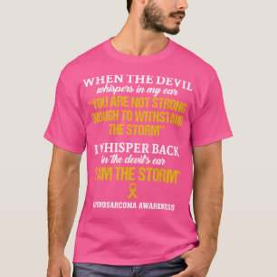 Camiseta Sensibilização Adenosarcoma Eu Sou A Tempestade Ne