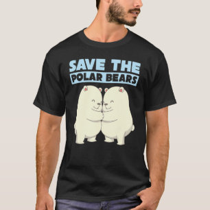 Camiseta Sensibilização Ambiental Animal Árctico Salva Pol