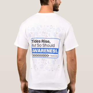 Camiseta Sensibilização ambiental para a poluição de plásti