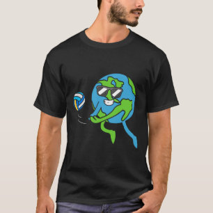 Camiseta Sensibilização Ambiental para o Dia da Terra em Vo