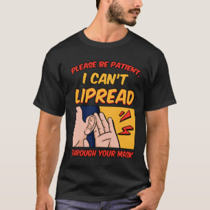 Camiseta Sensibilização Aumentando Perda de Audição Asl