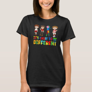 Camiseta Sensibilização Autismo Crianças É Certo Ser Difere