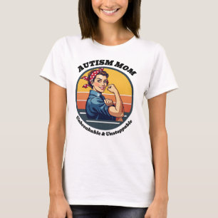 Camiseta Sensibilização Autismo Mãe - Inseparável e imparáv