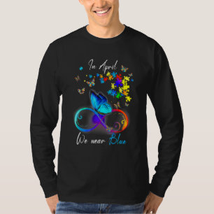 Camiseta Sensibilização Autista Em Abril Vestimos Butterfl