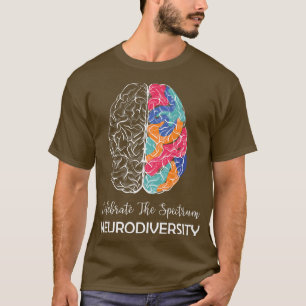 Camiseta Sensibilização Autista Mês Neurodiversidade ADHD A
