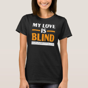 Camiseta Sensibilização Cega Braille: Deficiência Visualmen