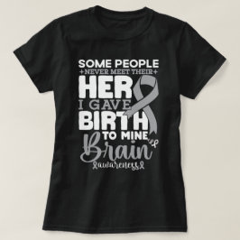 Camiseta Sensibilização Cérebro Algumas Pessoas Nunca Encon