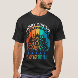 Camiseta Sensibilização contra a doença de Fabry, guerreiro