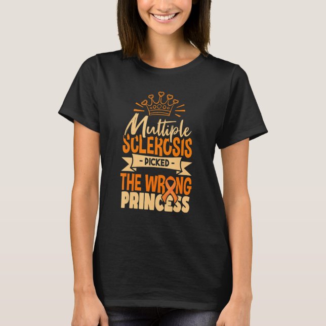 Camiseta Sensibilização Da MS Para A Esclerose Múltipla Com (Frente)