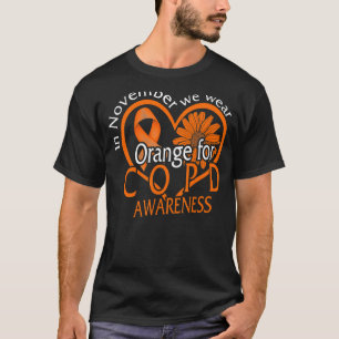 Camiseta Sensibilização da polícia em novembro Vestimos a f