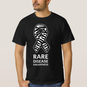 Camiseta Sensibilização da Zebra com Fita Raras Doença Mini