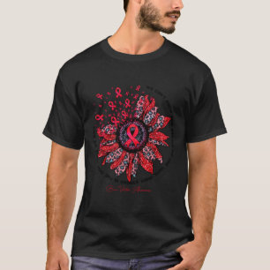 Camiseta Sensibilização das Vítimas - Flor de girassol Não