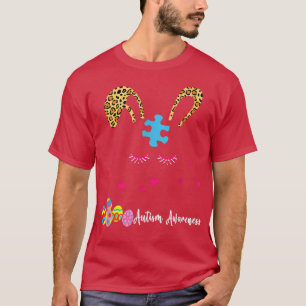 Camiseta Sensibilização de Bunny Leopardo 