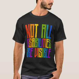 Camiseta Sensibilização Deficientes Nem Todas As Deficiênci