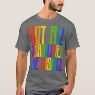 Camiseta Sensibilização Deficientes Nem Todas As Deficiênci