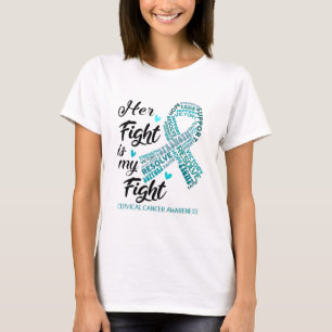 Camiseta Sensibilização do Cancer Cervoso Sua Luta é min