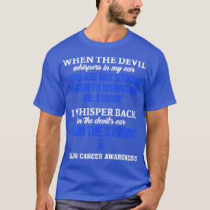 Camiseta Sensibilização Do Cancer Colon Eu Sou A Tempestade