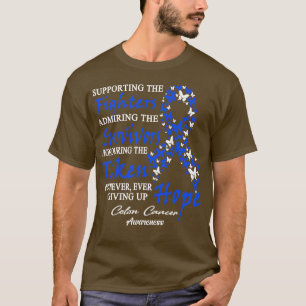 Camiseta Sensibilização Do Cancer Colônico Que Apoia Os Com