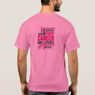 Camiseta Sensibilização do Cancer da Mama