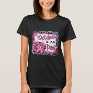 Camiseta Sensibilização Do Cancer Da Mama Em Outubro Vestim