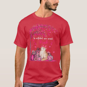 Camiseta Sensibilização Do Cancer Da Mama Em Outubro Vestim