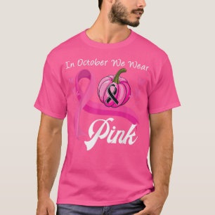 Camiseta Sensibilização Do Cancer Da Mama Em Outubro Vestim