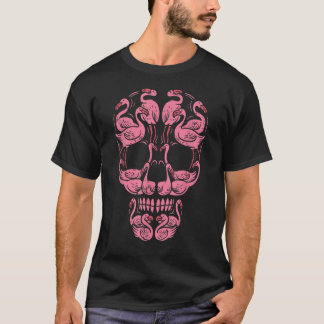 Camiseta Sensibilização do Cancer da Mama Flamingo rosa