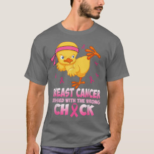Camiseta Sensibilização Do Cancer Da Mama Mensada Com O Chi