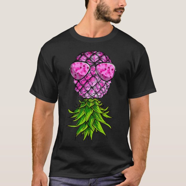 Camiseta Sensibilização do Cancer de Fita Rosa de Fita para (Frente)