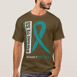 Camiseta Sensibilização Do câncer de ovário Porque É Import