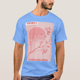 Camiseta Sensibilização do Cancer do Endométrio Flor de Cer