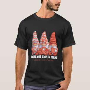 Camiseta Sensibilização do Cancer Endometrial Mês Peach Fri