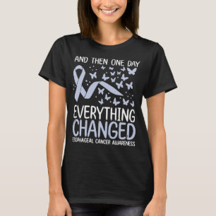 Camiseta Sensibilização do Cancer Esofágico do Guerreiro