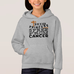 Camiseta SENSIBILIZAÇÃO DO cancer - ESTA PRINCESA ESTÁ LIVR