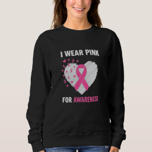 Camiseta Sensibilização do Cancer, Friso Rosa Luta Contra a