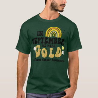 Camiseta Sensibilização do Cancer infantil Em setembro Vest
