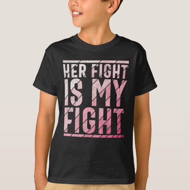 Camiseta Sensibilização do Cancer Mãe Irmã Filha (Frente)