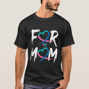 Camiseta Sensibilização Do cancer Para A Minha Mãe