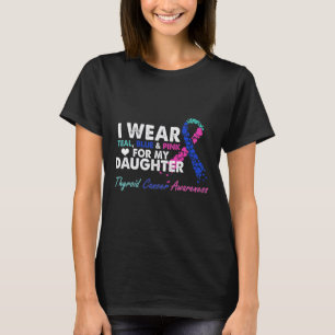 Camiseta Sensibilização Do cancer Para Minha Filha Fita