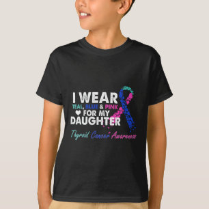 Camiseta Sensibilização Do cancer Para Minha Filha Fita