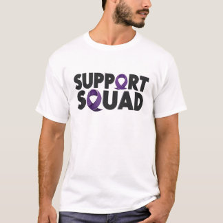 Camiseta Sensibilização do Cancer Testicular do Esquadrão d