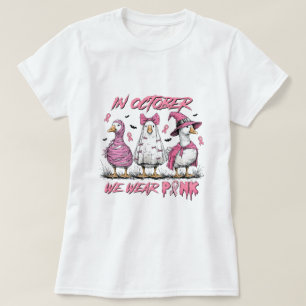 Camiseta Sensibilização do cancer Vestimos rosa