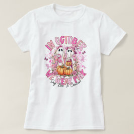Camiseta Sensibilização do cancer Vestimos rosa